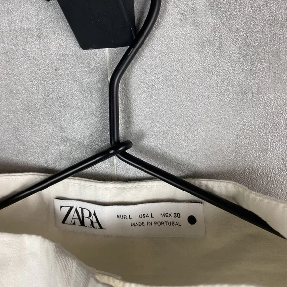 Zara white gathered dress - Picture 4 of 8